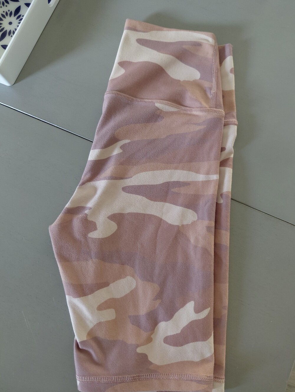 Pink Camo Biker Shorts